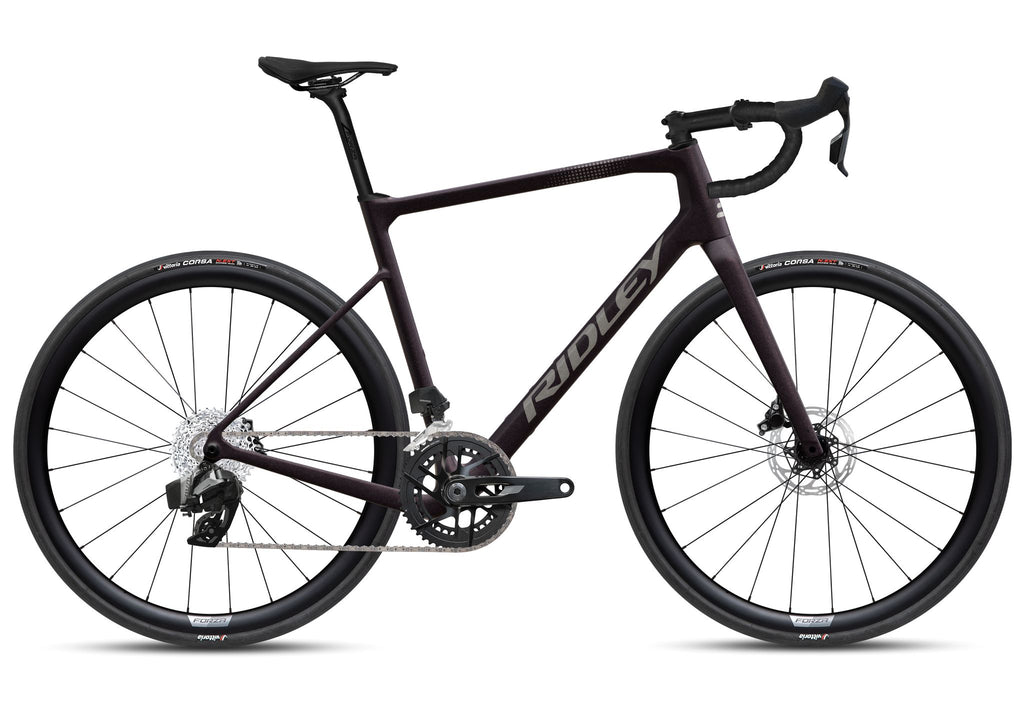 Ridley Grifn Road SRAM Rival AXS 2x12 – Dark Plum Metallic / Autumn Grey Metallic