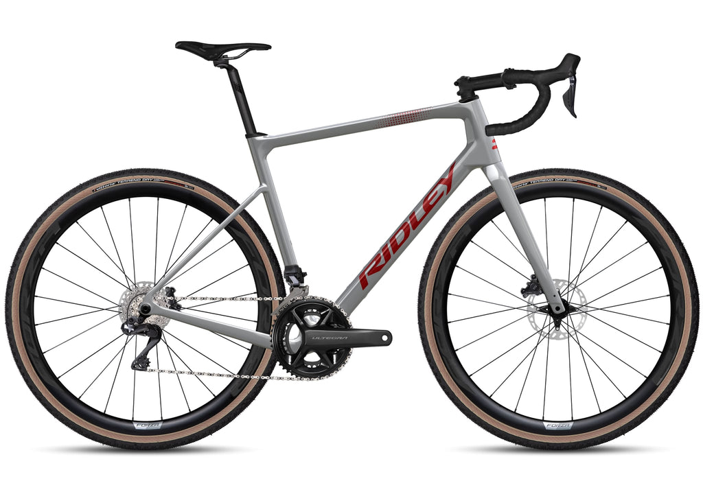 Ridley Grifn Road Shimano Ultegra DI2 2x12 – Battleship Grey / Candy Red Metallic