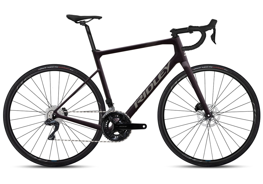 Ridley Grifn Road Shimano 105 DI2 2x12 – Dark Plum Metallic / Autumn Grey Metallic