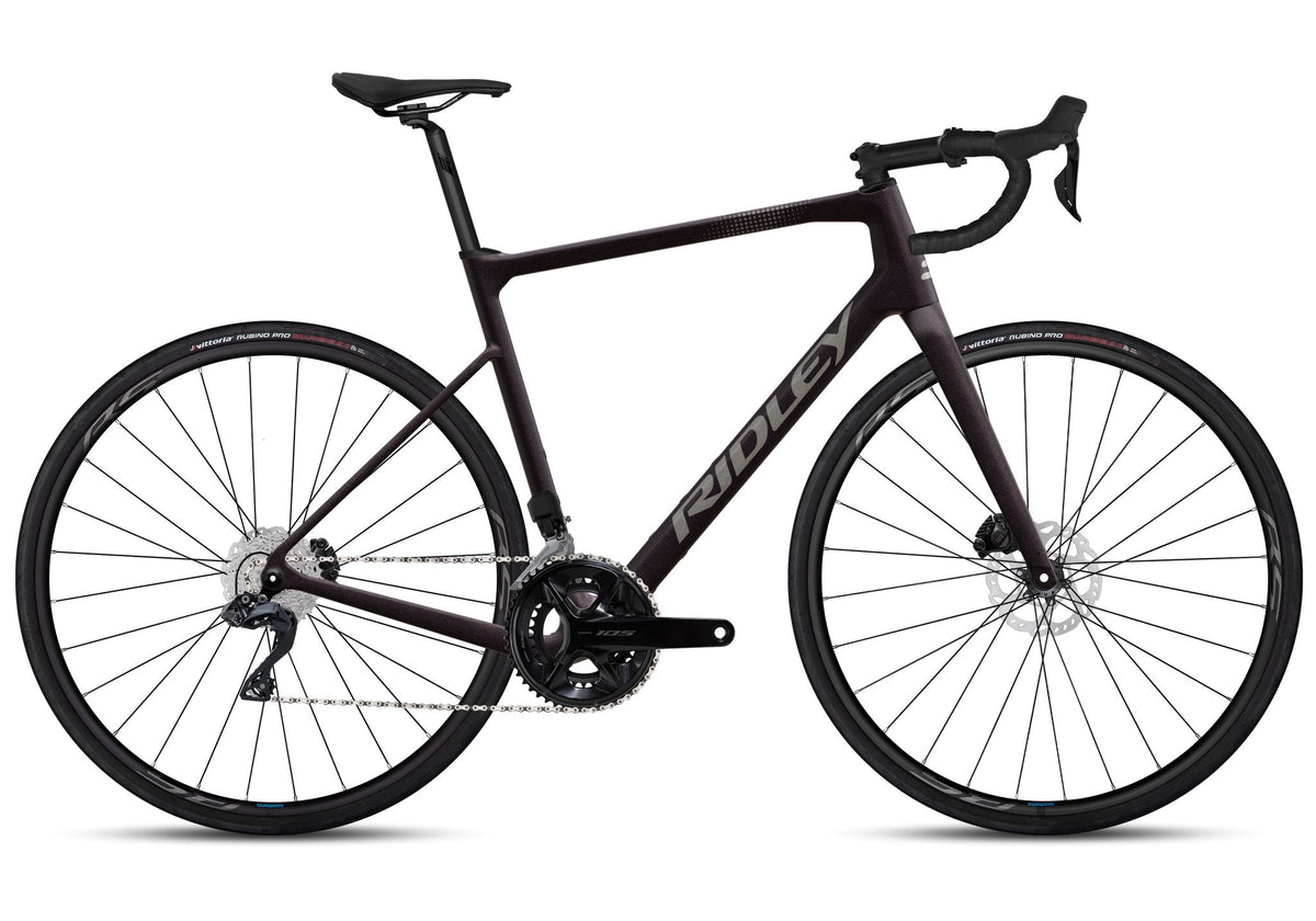 Ridley Grifn Road Shimano 105 DI2 2x12 – Dark Plum Metallic / Autumn Grey Metallic