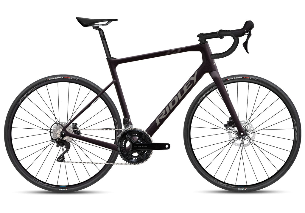 Ridley Grifn Road Shimano 105 - 2x12 – Dark Plum Metallic / Autumn Grey Metallic