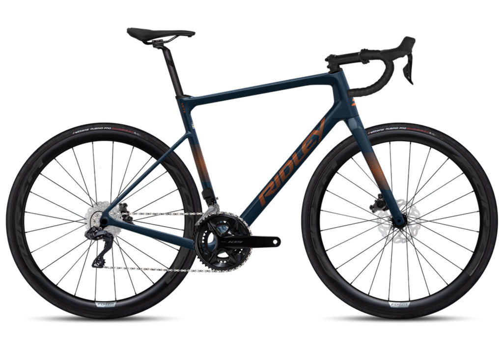 Ridley Grifn Road Shimano 105 R7150 12sp Di2 Carbon wheels – Jeans Blue