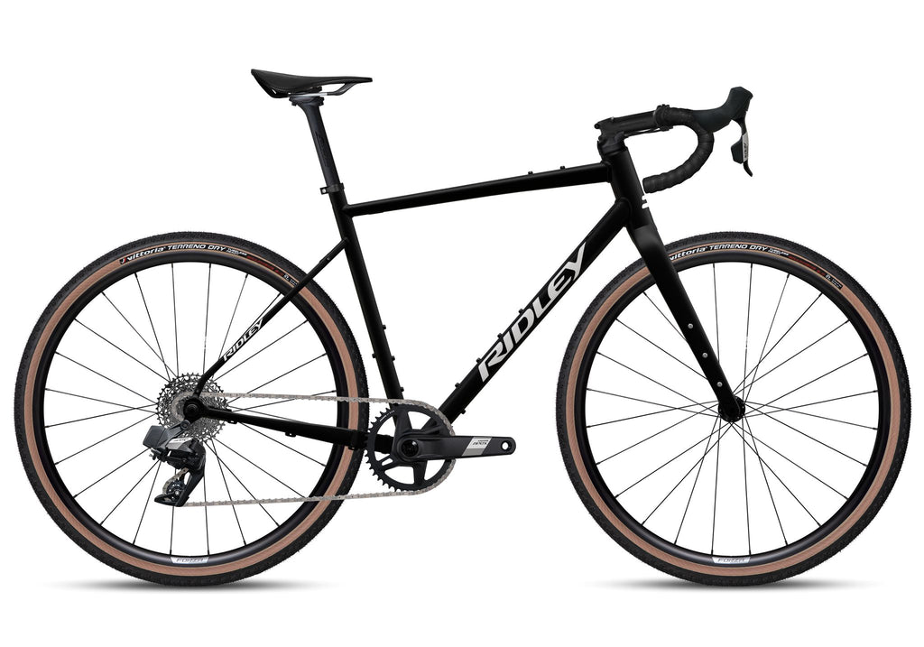 Ridley Kanzo Adventure Alu SRAM Apex XPLR AXS 1x12 – Black / Silver