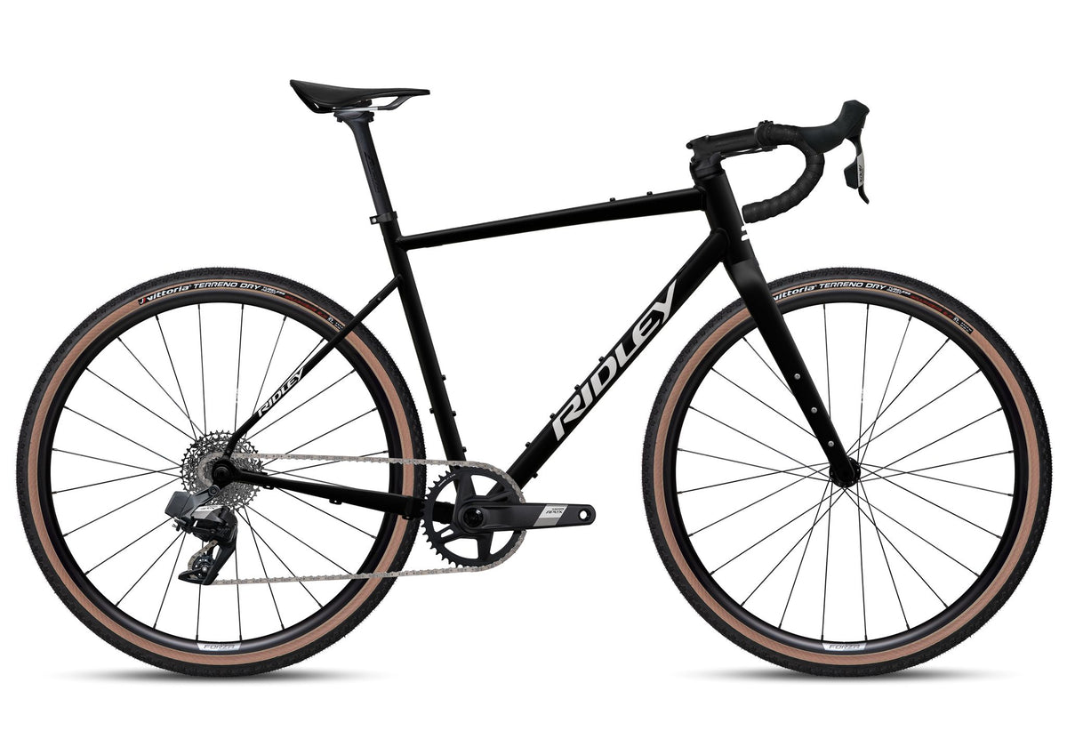 Ridley Kanzo Adventure Alu SRAM Apex XPLR AXS 1x12 – Black / Silver