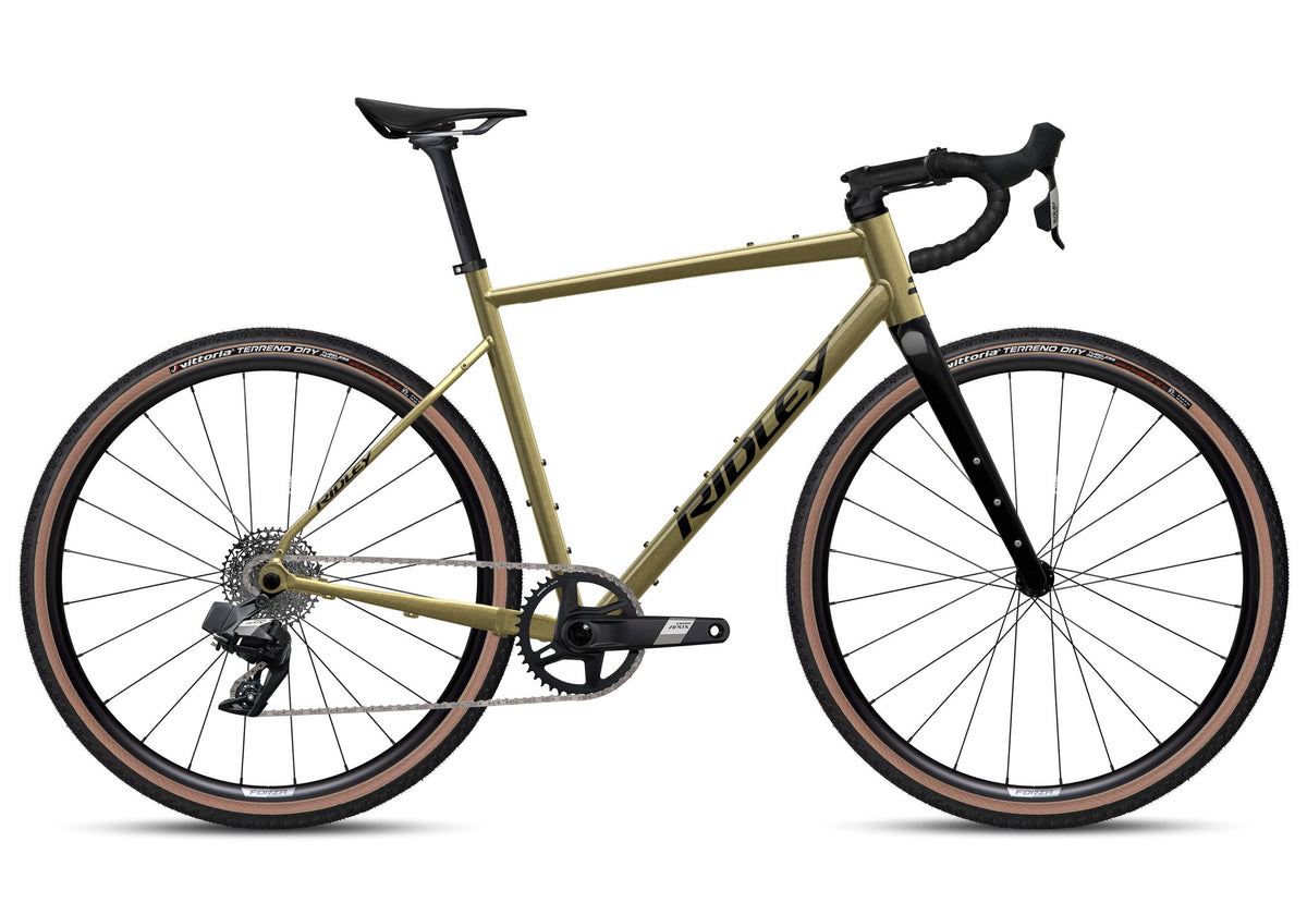 Ridley Kanzo Adventure Alu SRAM Apex XPLR AXS 1x12 – Bronze Green / Black