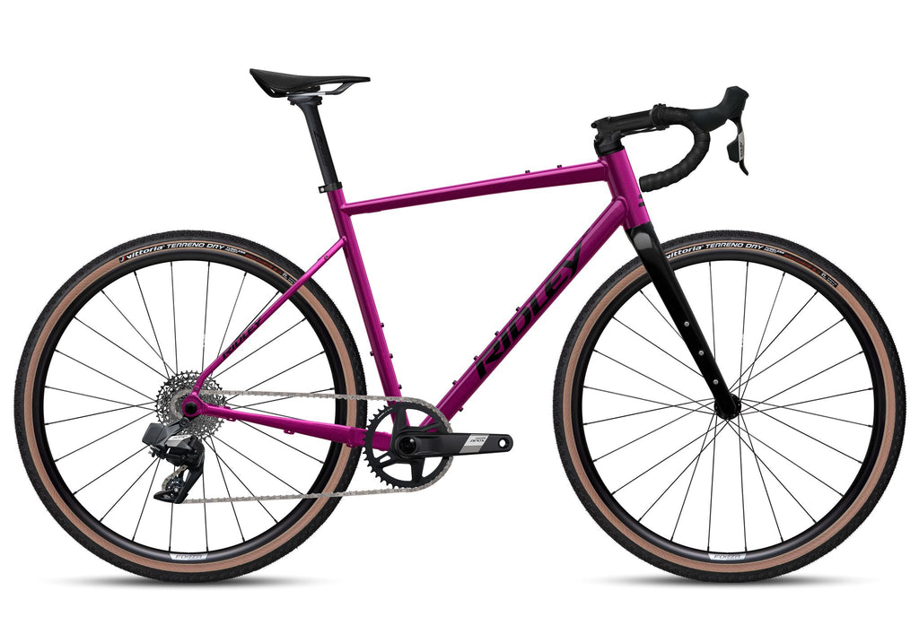 Ridley Kanzo Adventure Alu SRAM Apex XPLR AXS 1x12 – Jazzberry Jam Metallic / Black