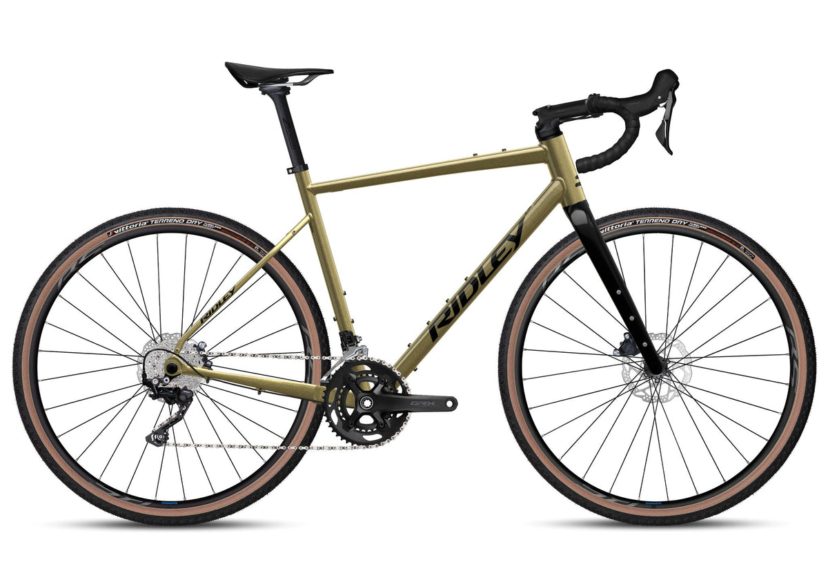 Ridley Kanzo Adventure Alu Shimano GRX400 2x10 – Bronze Green / Black
