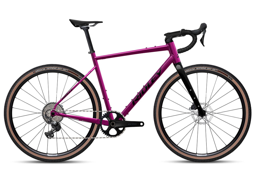 Ridley Kanzo Adventure Alu Shimano GRX600 1x12 – Jazzberry Jam Metallic / Black