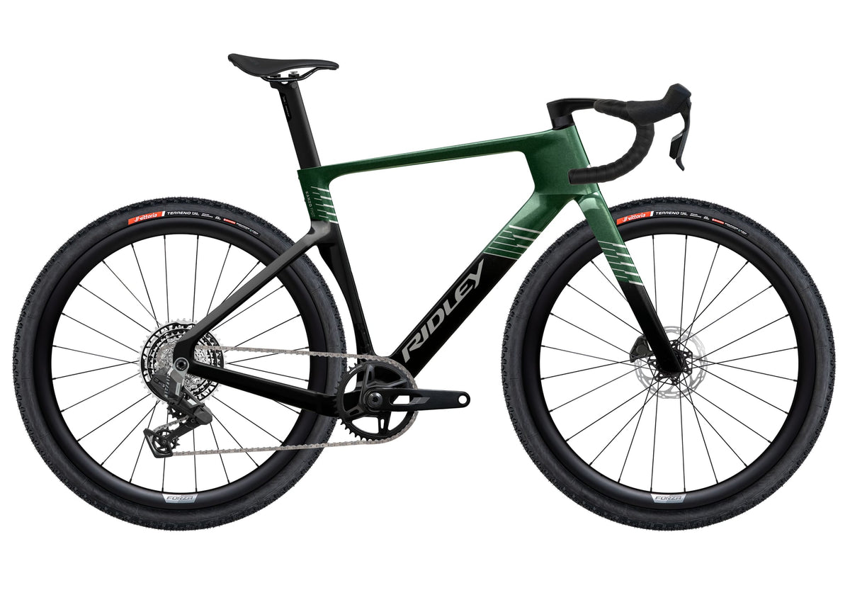 Ridley Kanzo Fast 2.0 SRAM Rival XPLR 1x13 – Stellar Green / UD Carbon / Silver