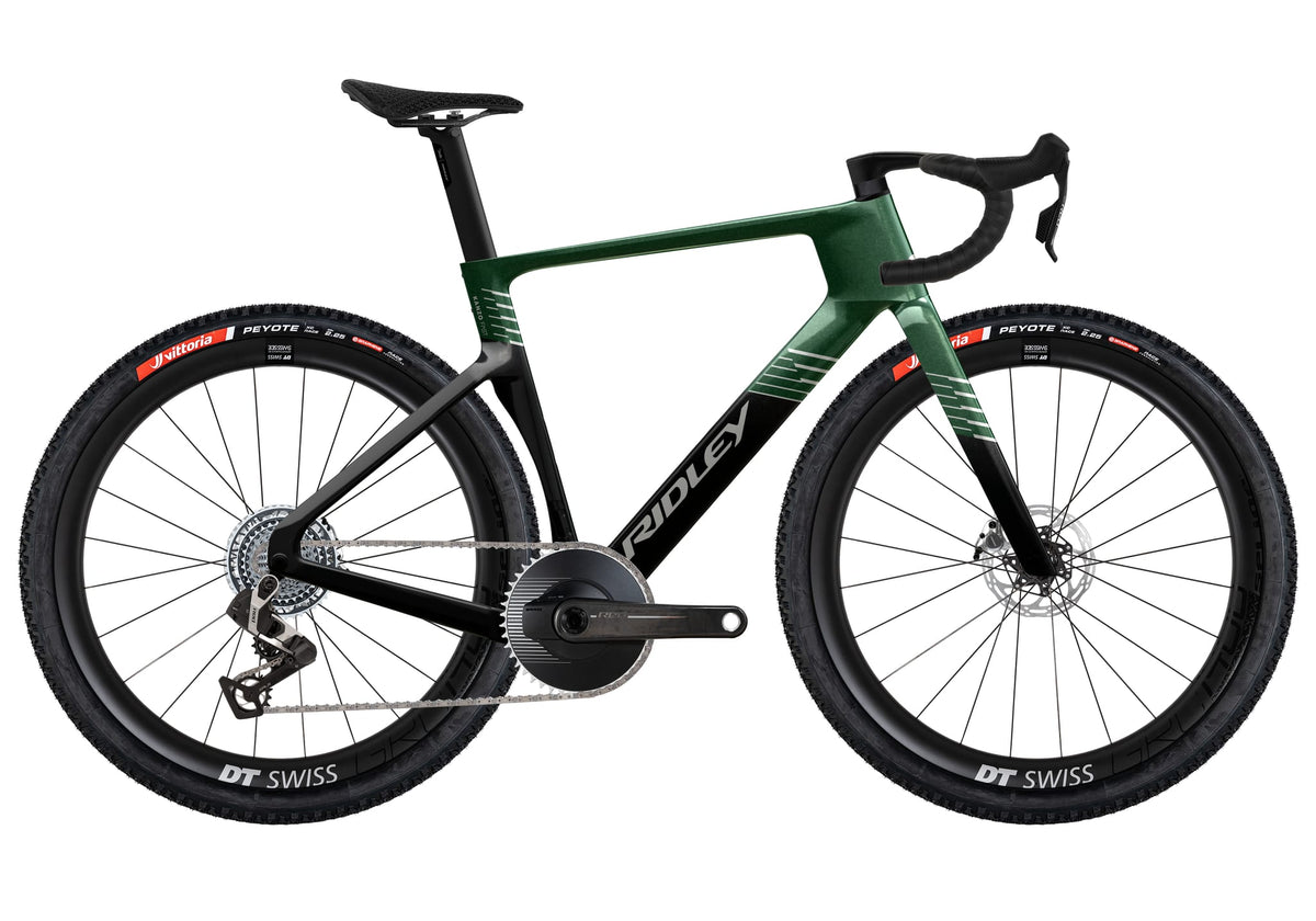 Ridley Kanzo Fast 2.0 SRAM Red XPLR 1x13 – Stellar Green / UD Carbon / Silver