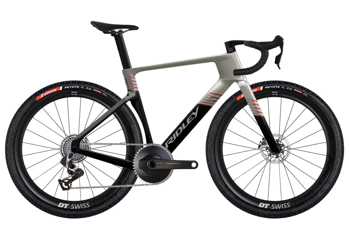 Ridley Kanzo Fast 2.0 SRAM Red XPLR 1x13 – Autumn Grey / UD Carbon / Candy Red Metallic