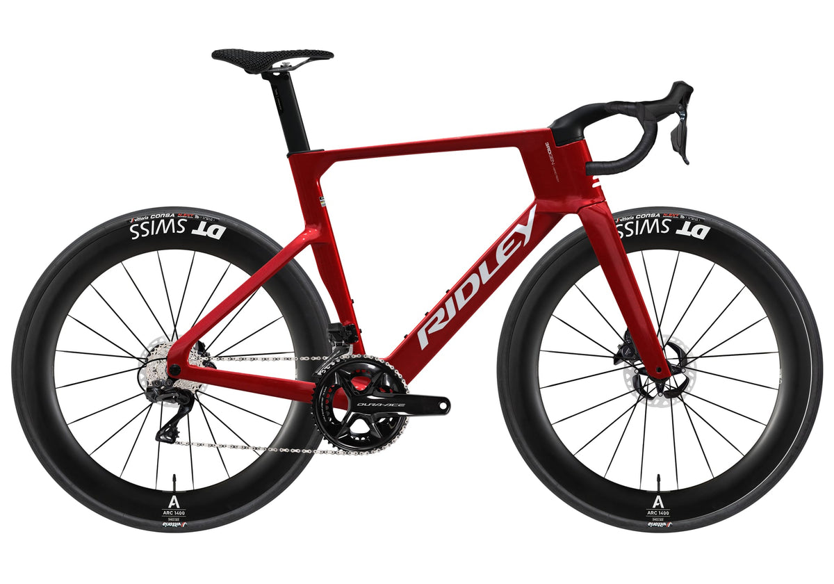 Ridley Noah Fast 3.0 Shimano Dura Ace DI2 2x12 – Candy Red Metallic / White