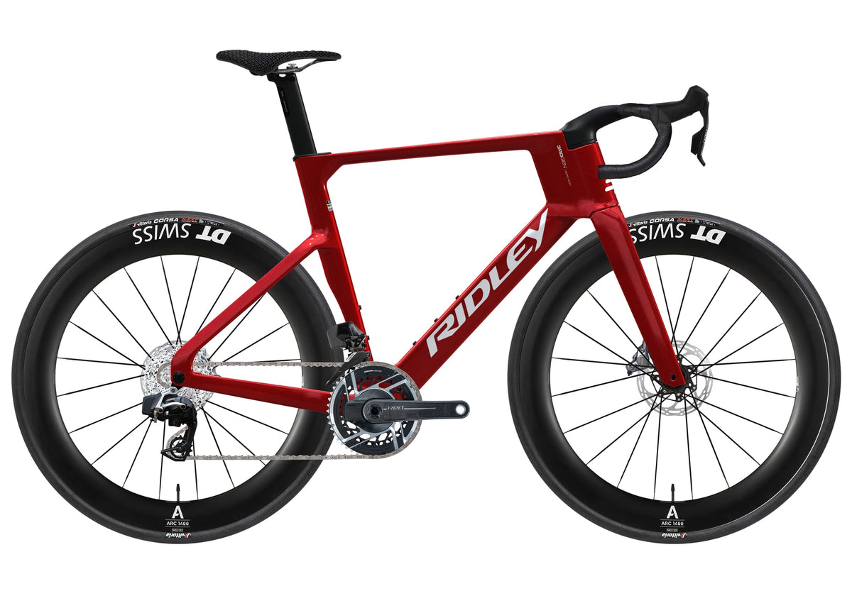 Ridley Noah Fast 3.0 SRAM Red AXS 2x12 – Candy Red Metallic / White