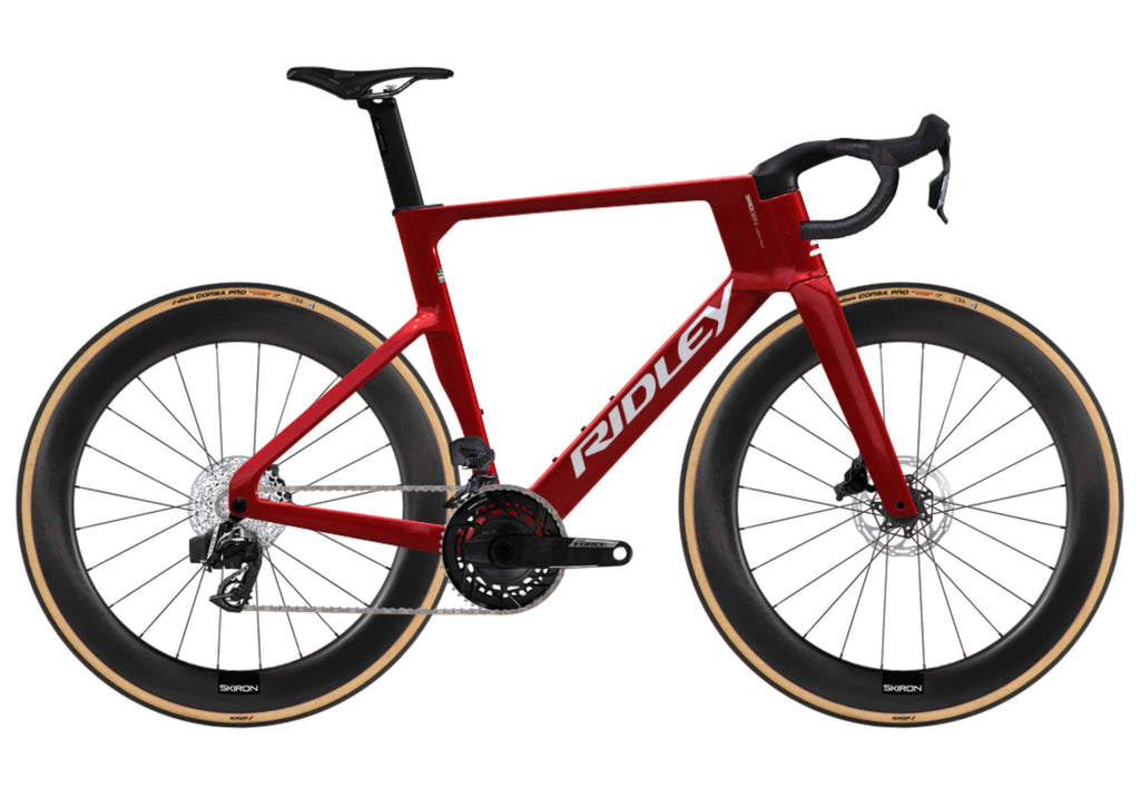 Ridley Noah Fast 3.0 SRAM Force AXS 2x12 – 2027 – Candy Red Metallic / White