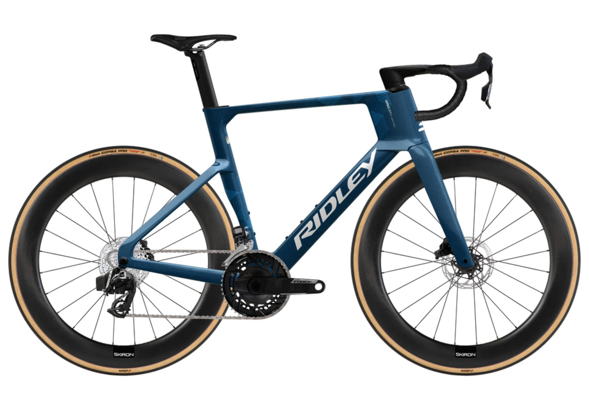 Ridley Noah 3.0 SRAM Force AXS 2x12 – Petrol Blue Metallic / White