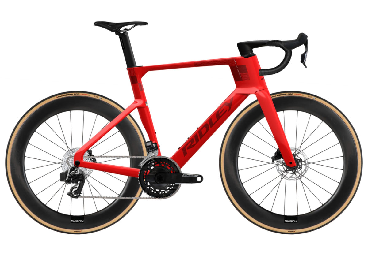 Ridley Noah 3.0 SRAM Force AXS 2x12 – Red / Candy Red Metallic